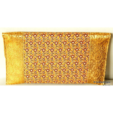 Wedding Clutch, Gold Purse, Couple Print, Fabric Clutch Purse